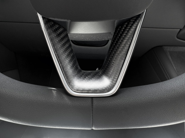 Insert volant fibre de carbone mate compatible Tesla Model 3 Highland après 092024 Model Y Junipe