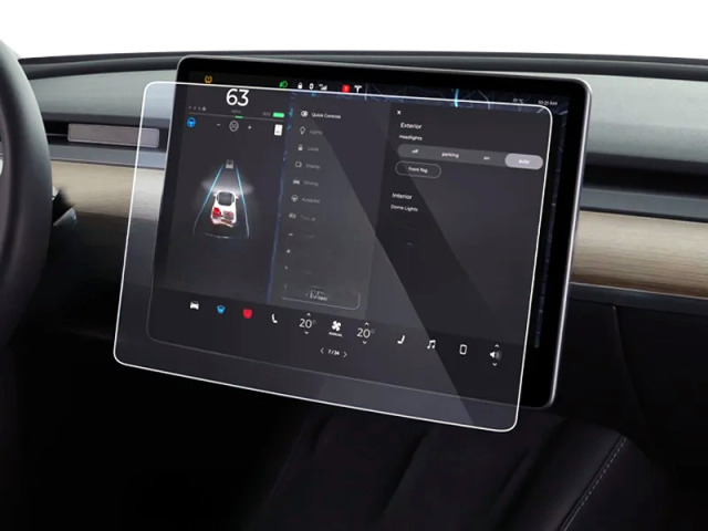 Verre de protection écran compatible avec Tesla Model S avant 2021 Model X avant 2021